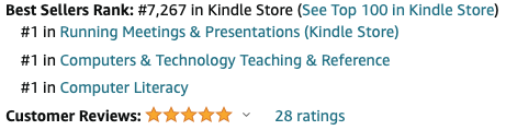 #7,267 in Kindle Store US