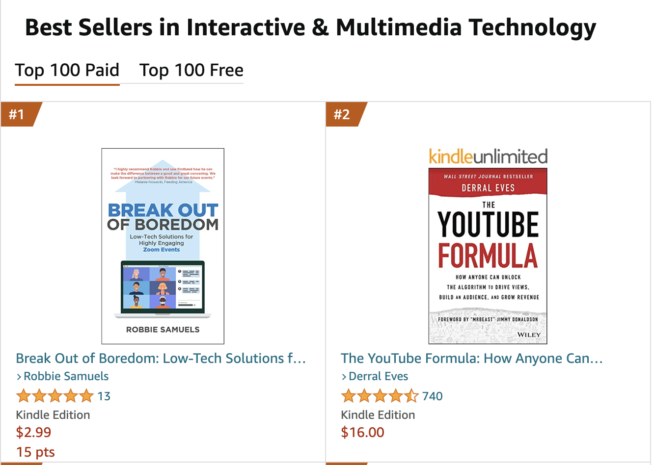 #1 Best Seller in Interactive & Multimedia Technology