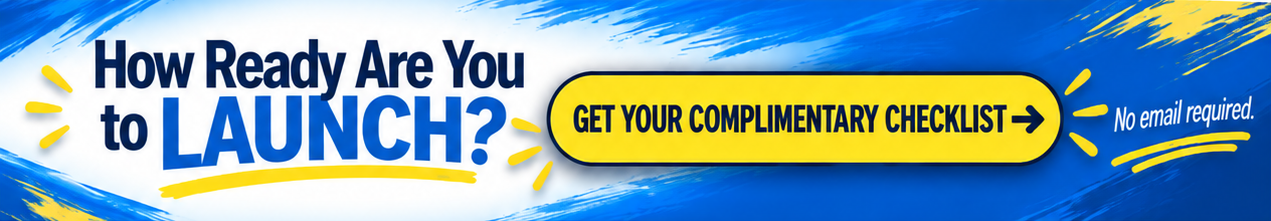 How Ready Are You to LAUNCH Your Book? Checklist - click to download PDF