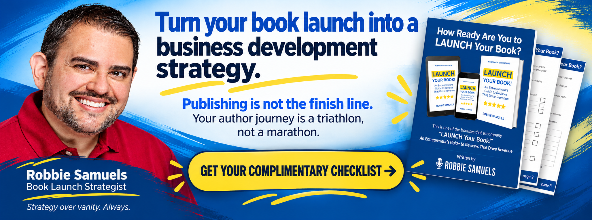 How Ready Are You to LAUNCH Your Book? Checklist - click to download PDF