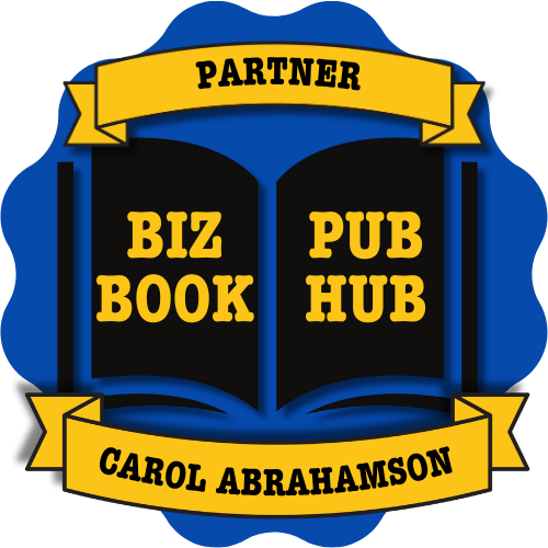 Carol Abrahamson Biz Book Pub Hub partner badge